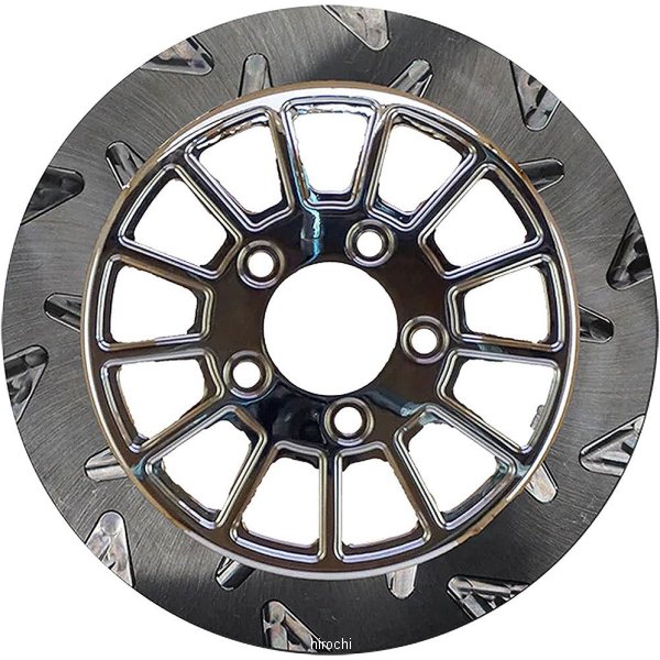 ブレーキローター SMOOTH/13SPOKE 11.8インチ クローム/クローム 5mm厚 フロント