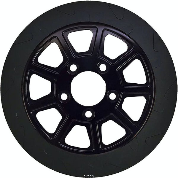 ブレーキローター SMOOTH/9SPOKE 11.8インチ 黒/黒 7mm厚 リア