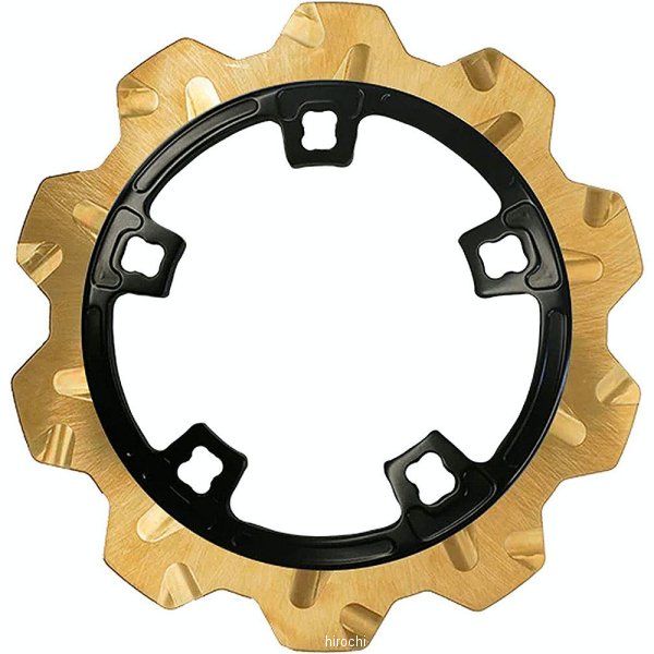 ブレーキローター CROWN/ENFORCER 11.8インチ ゴールド/黒 5mm厚 フロント