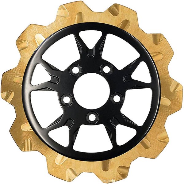 ブレーキローター CROWN/B-52 11.8インチ ゴールド/黒 7mm厚 リア