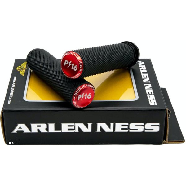 P16Xアレンネス ビレットエンドローレットグリップ TBWレッド 029594