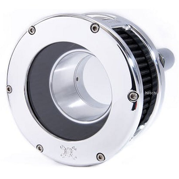 BA エアクリーナー ポリッシュ/黒 クリアカバー