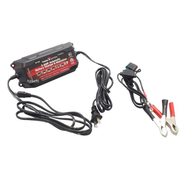 YUASA ユアサ オートマチック12V 3.0Aバッテリーチャージャー