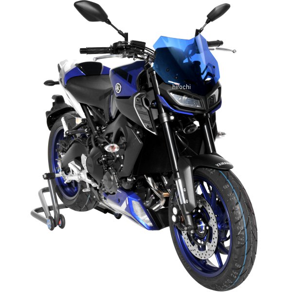 スポーツ スクリーン 29cm 17年-20年 MT-09 FZ-09 グレー