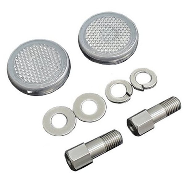 小型反射板取付キット 直径40ｍｍ 75年-77年 CB400F クリア反射板