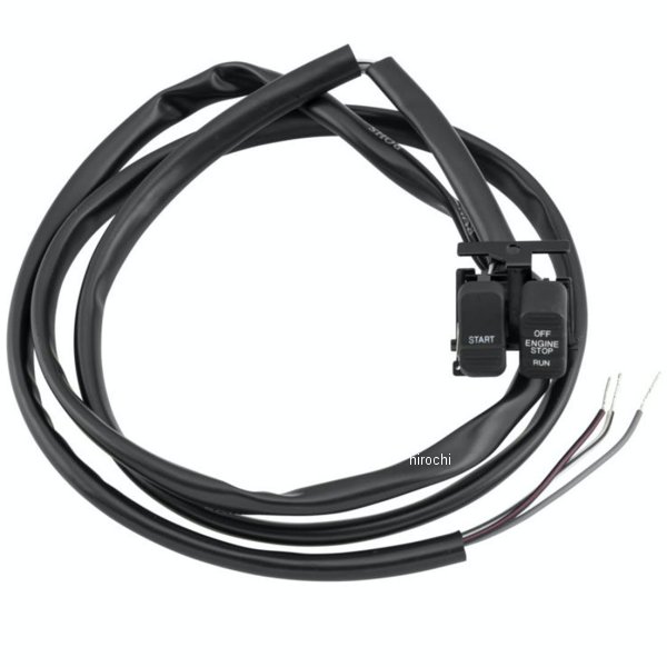 TWIN POWER ツインパワー レイトスタイル ハンドルスイッチ 71589-96 96年-13年 ビッグツイン、XL、VRSC　黒
