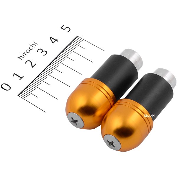 アルミバーエンド φ22.2mm用 ゴールド