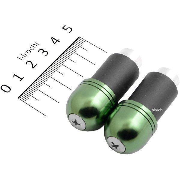アルミバーエンド φ22.2mm用 ライトグリーン