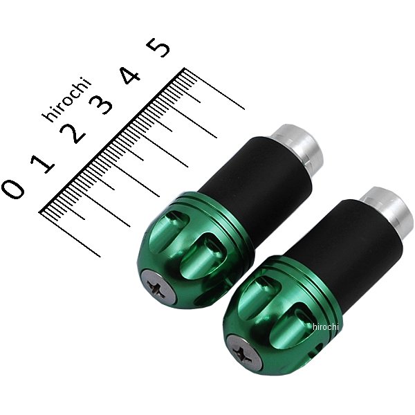 NASAタイプバーエンド φ22.2mm用 ライトグリーン