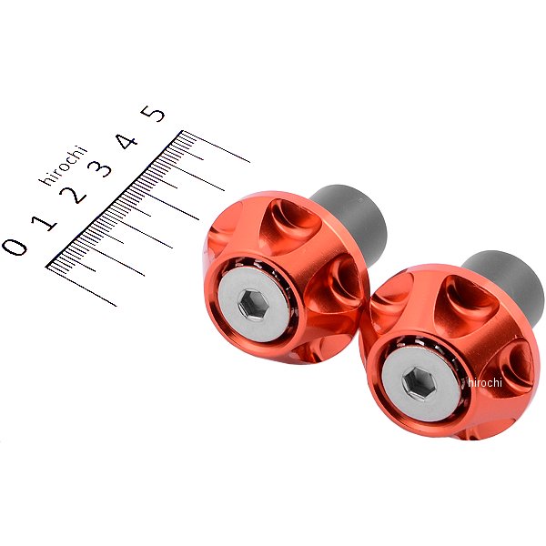 グリップエンドキャップ φ35.5mmm ディープオレンジ