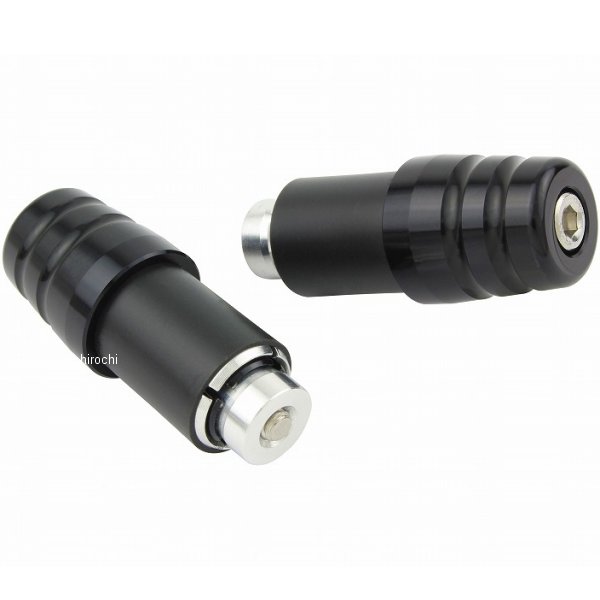 スリムラインバーエンド 22.0mm 汎用 黒