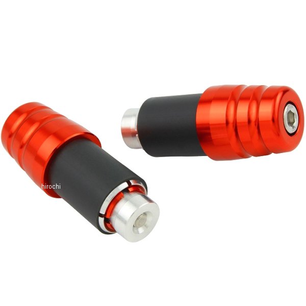 スリムラインバーエンド 22.0mm 汎用 ディープオレンジ