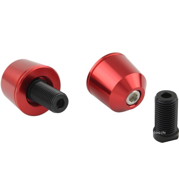 ソリッドバーエンド M12 スズキ用 赤