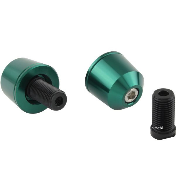 ソリッドバーエンド M12 スズキ用 ダークグリーン