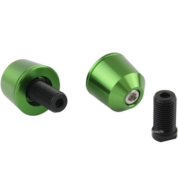 ソリッドバーエンド M12 スズキ用 ライトグリーン