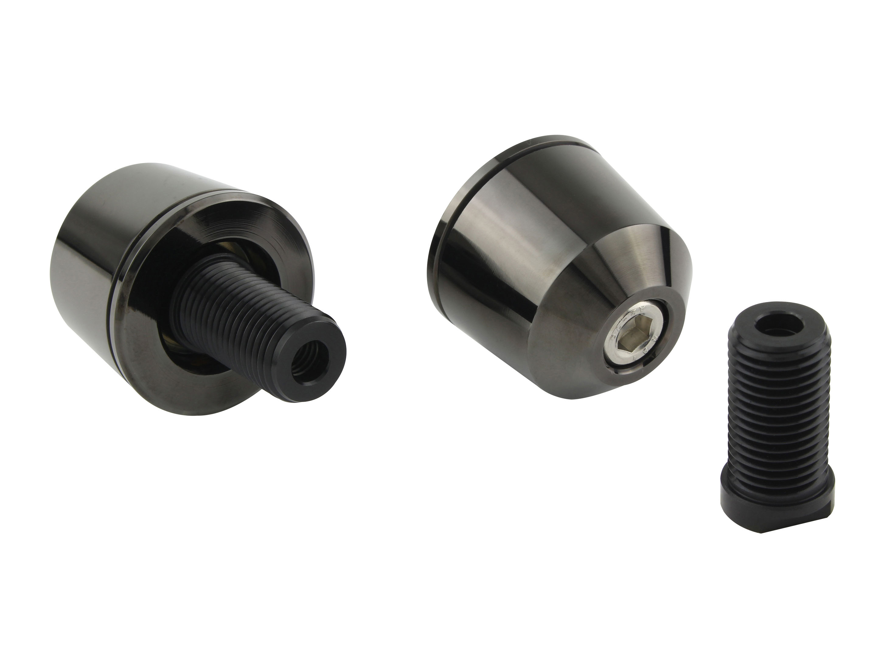 ソリッドバーエンド M12 スズキ用 ブラッククローム