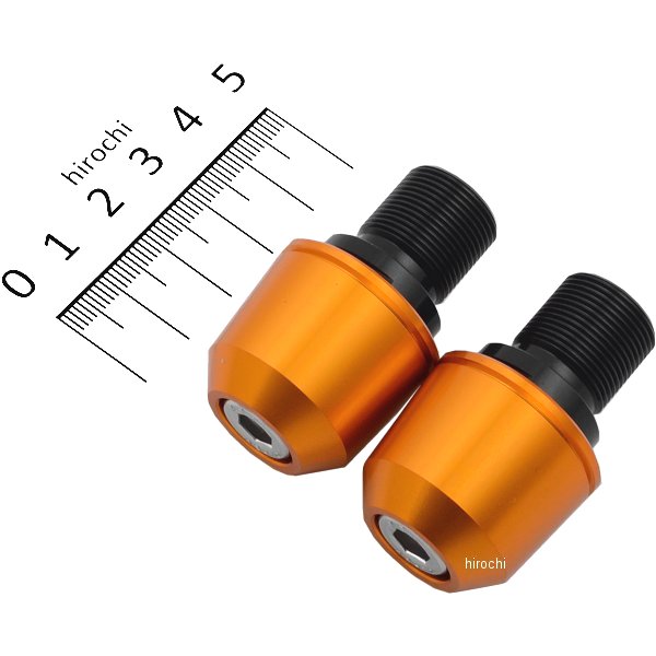 ソリッドバーエンド M17 カワサキ用 ゴールド