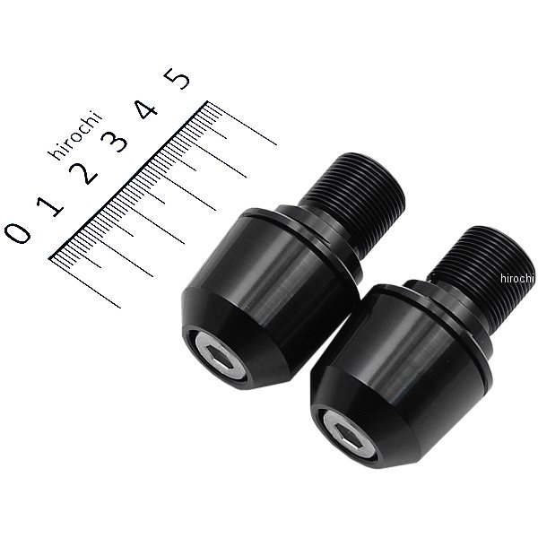 ソリッドバーエンド M17 カワサキ用 黒