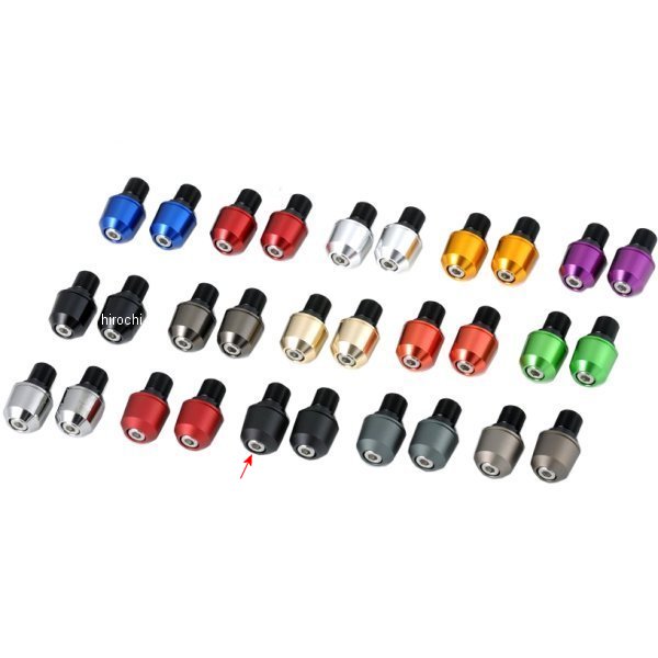 ソリッドバーエンド M17 カワサキ用 マットブラック