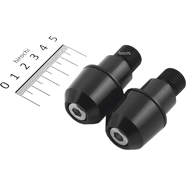 ソリッドバーエンド M16 ヤマハ用 黒