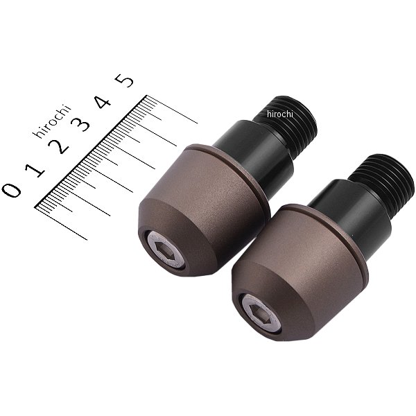 ソリッドバーエンド M16 ヤマハ用 マットチタン