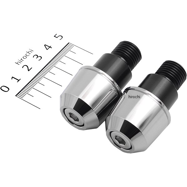 ソリッドバーエンド M16 ヤマハ用 クローム