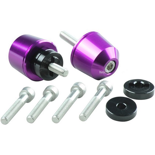 ソリッドバーエンド M6 ホンダ用 ブルーベリー