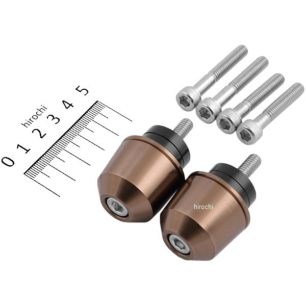 ソリッドバーエンド M6 ホンダ用 チタン