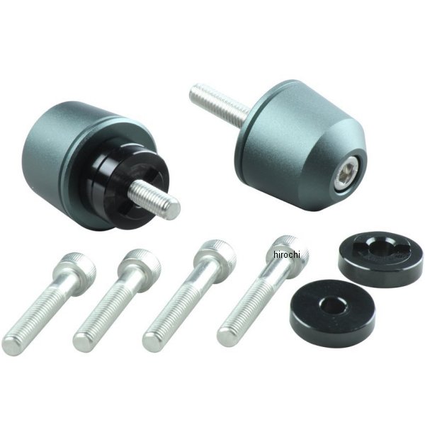 ソリッドバーエンド M6 ホンダ用 マットグレー