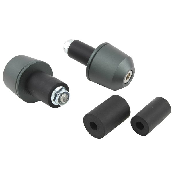 ソリッドバーエンド 汎用 マットグレー