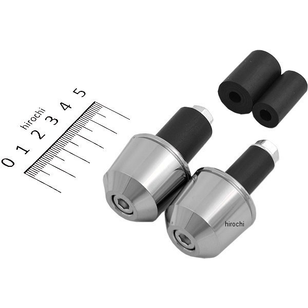 ソリッドバーエンド 汎用 クローム