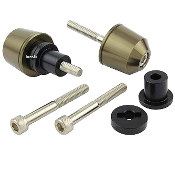 ソリッドバーエンド M6 カワサキ用 チタン