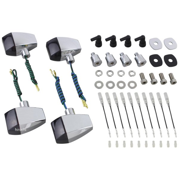 ポッシュ POSH ウインカーキット ZRタイプ スタンダード -00年 ゼファー1100/RS ゼファー400/χ メッキ/スモーク