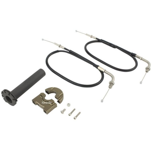 スムーススリムラインハイスロットルキット 89年-09年 カワサキ用 ライムグリーン