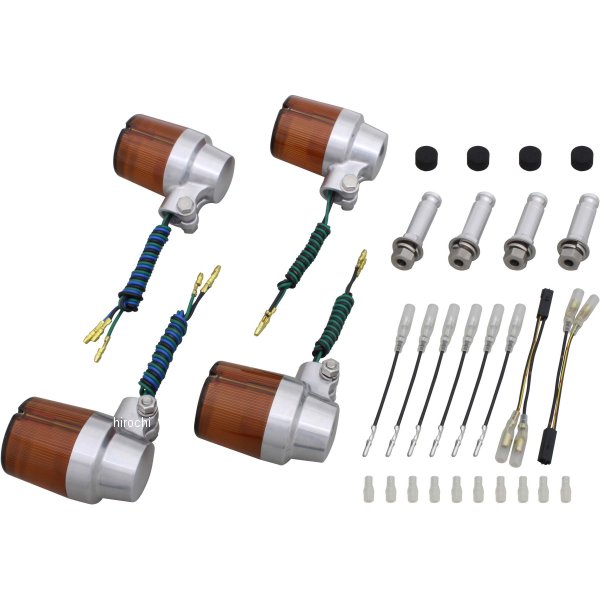 ウインカーセット スーパーバイク 01年-03年 ゼファー750 バフ/オレンジ