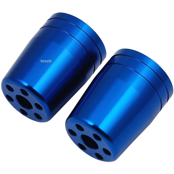 ウルトラヘビーバーエンドアウターカバー M6 2個入り 青