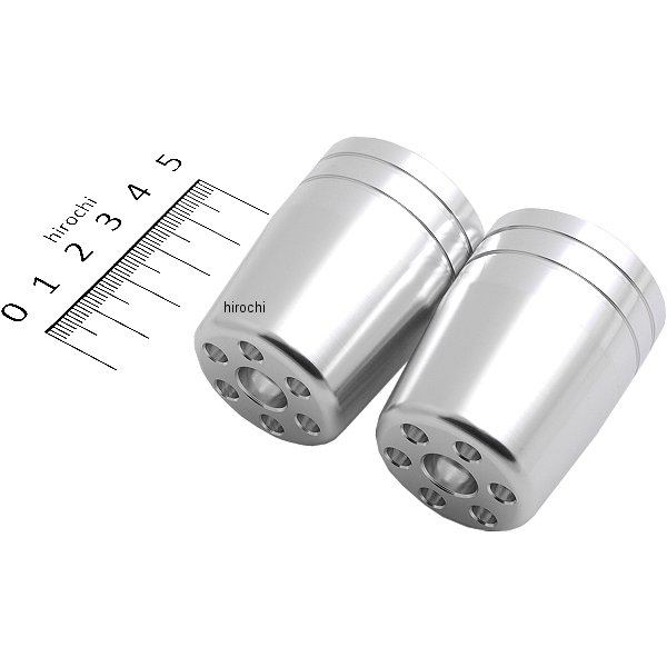 ウルトラヘビーバーエンドアウターカバー M6 2個入り シルバー