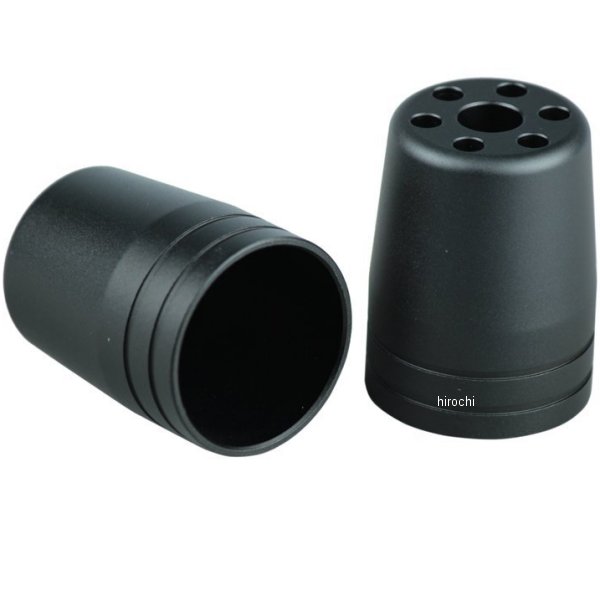 ウルトラヘビーバーエンドアウターカバー M6 2個入り マットブラック