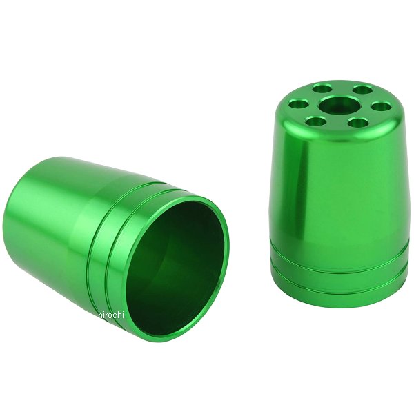 ウルトラヘビーバーエンドアウターカバー M6 2個入り ライムグリーン