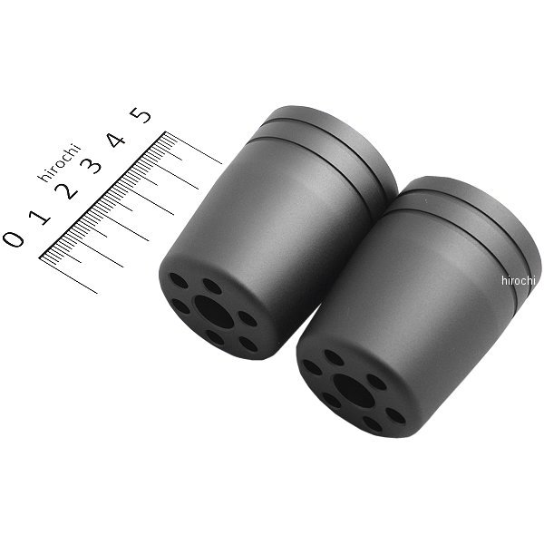 ウルトラヘビーバーエンドアウターカバー M6 2個入り マットグレー