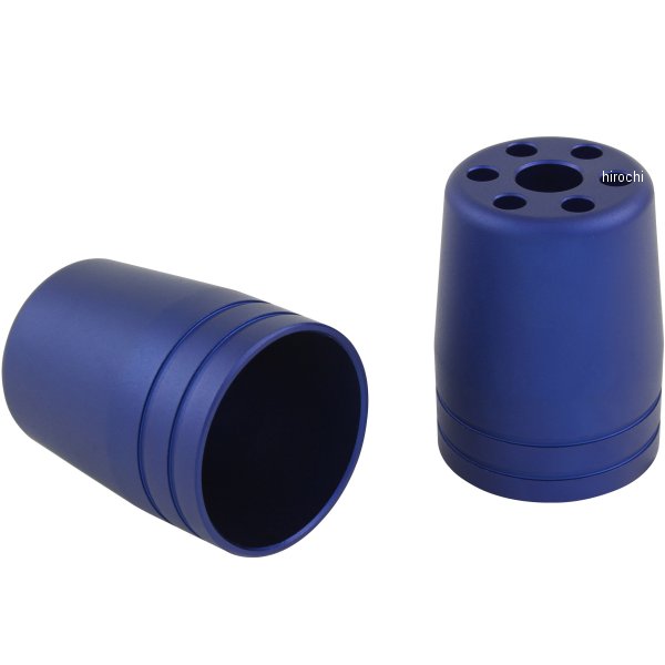 ウルトラヘビーバーエンドアウターカバー M6 2個入り マットブルー