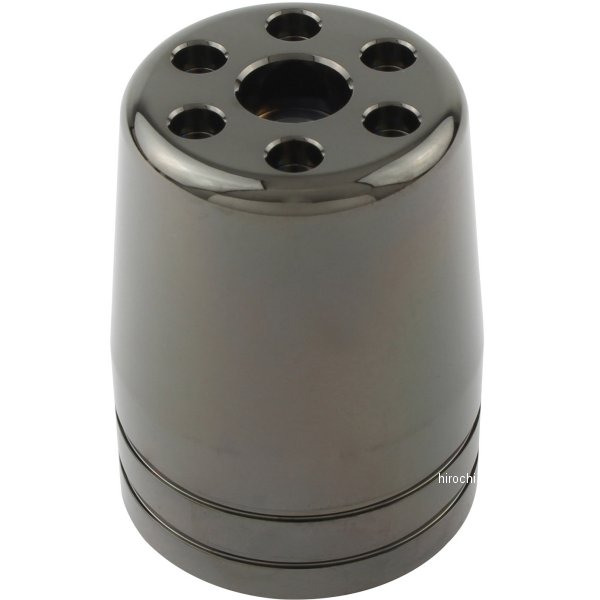 ウルトラヘビーバーエンドアウターカバー M6 1個入り ブラッククローム