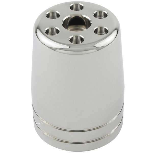 ウルトラヘビーバーエンドアウターカバー M6 1個入り メッキ