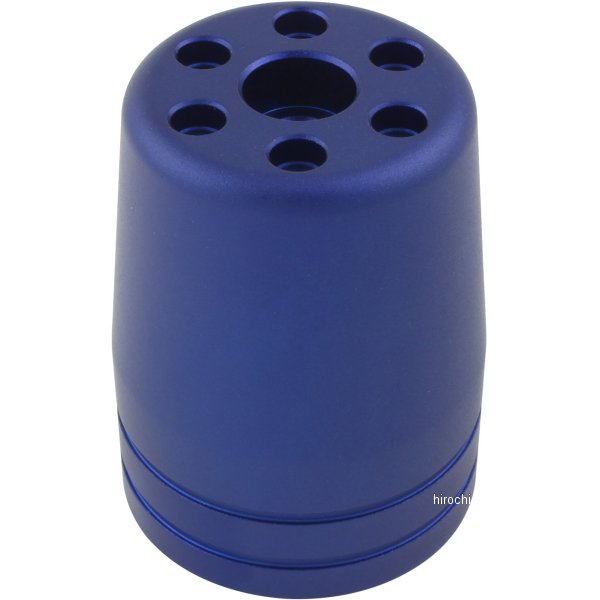 ウルトラヘビーバーエンドアウターカバー M6 1個入り マットブルー