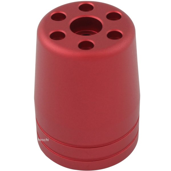 ウルトラヘビーバーエンドアウターカバー M6 1個入り マットレッド