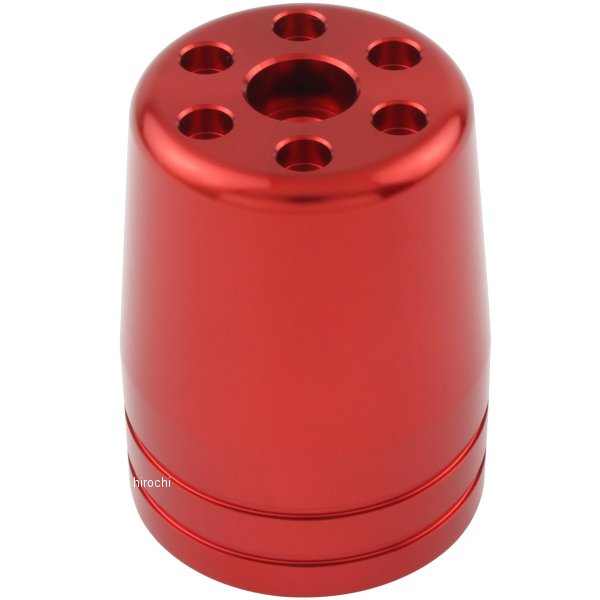 ウルトラヘビーバーエンドアウターカバー M6 1個入り 赤