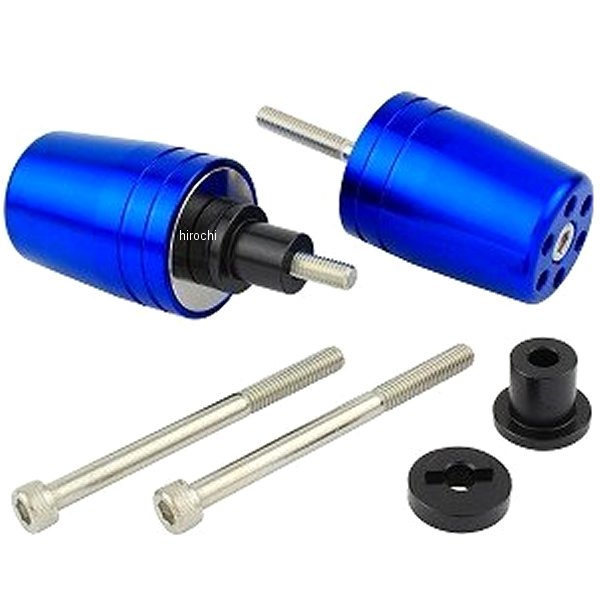 ウルトラヘビー バーエンド M6 カワサキ用 青