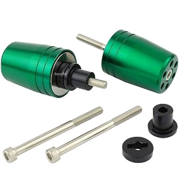 ウルトラヘビー バーエンド M6 カワサキ用 ダークグリーン