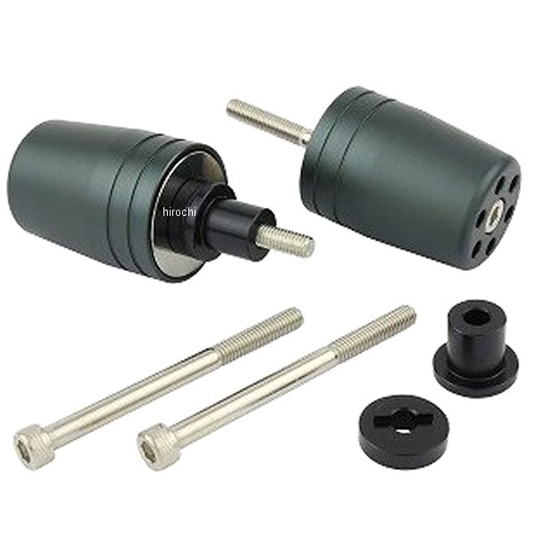 ウルトラヘビー バーエンド M6 カワサキ用 マットグレー