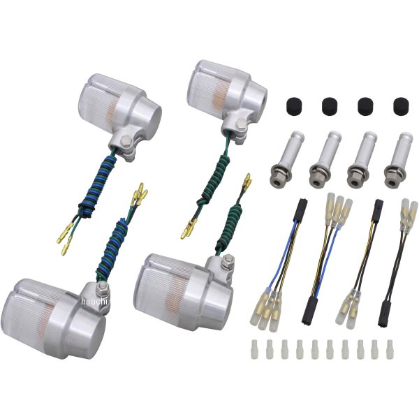 ウインカーセット スーパーバイク 04年以降 ゼファー750 バフ/クリア